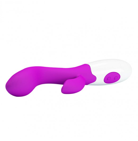 PRETTY LOVE  G-Spot Dual Engine Vibrator (Rose Red)